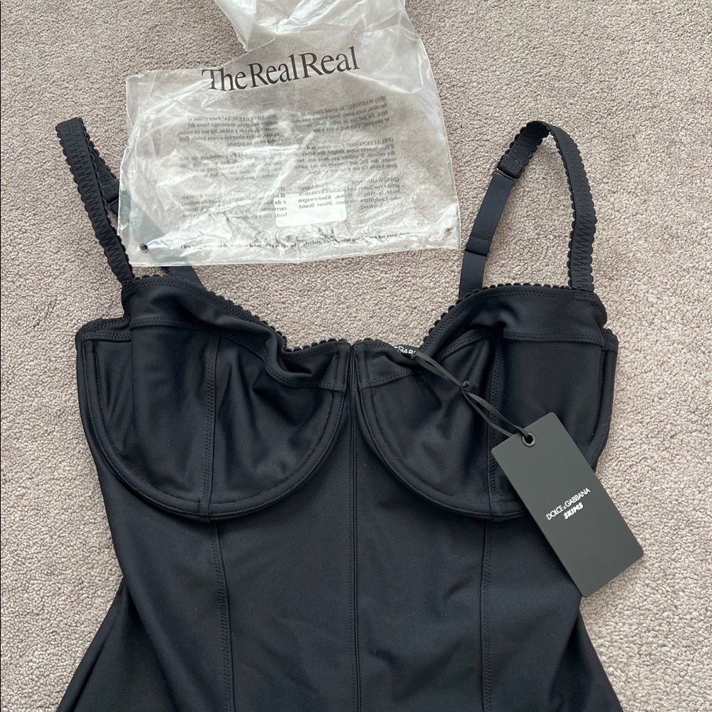 SKIMS dolce and gabbana Black Bodysuit - Picture 9 of 14